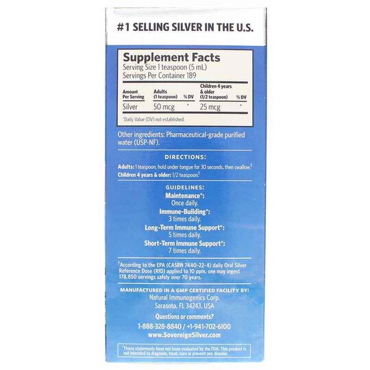 Bio-Active Silver, SVS